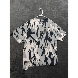 Nike Mens T Shirt Basketball All Over Print Graphic Tee XL
